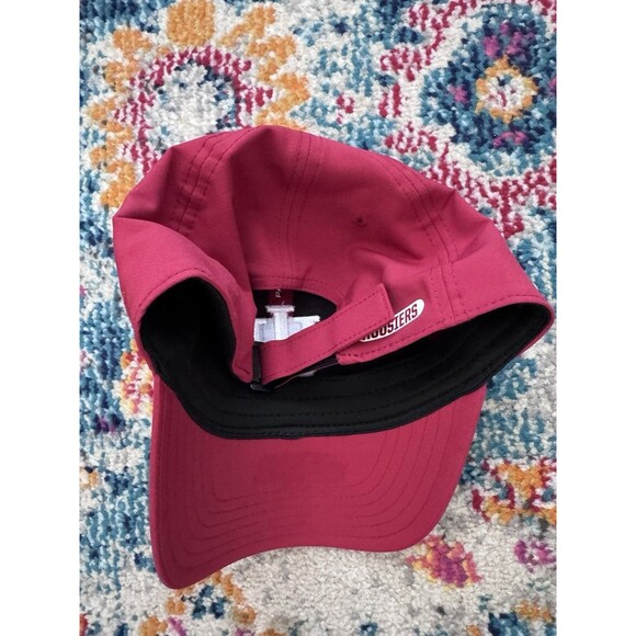 Top of the World Men's Fitted Hat Red IU Indiana Hoosiers Embroidered Logo - Picture 2 of 5